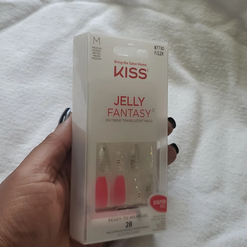 💋 Kiss 💋  Press On Nails Jelly Fantasy - Picture 4 of 8